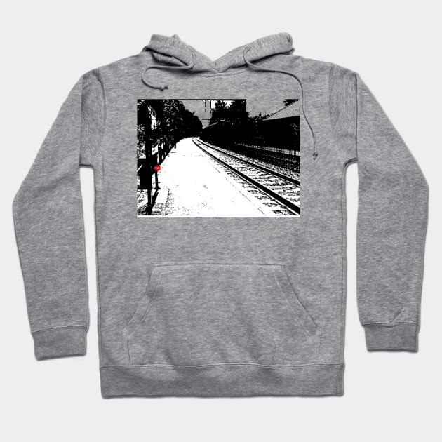 Train Station Hoodie by regiaart